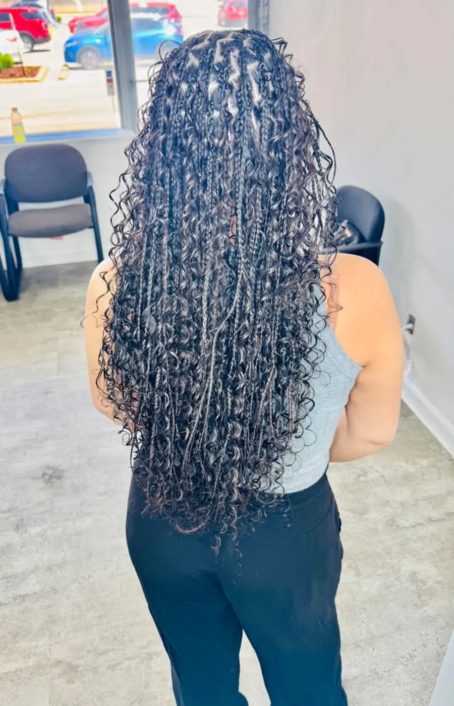 Medium Box Braids