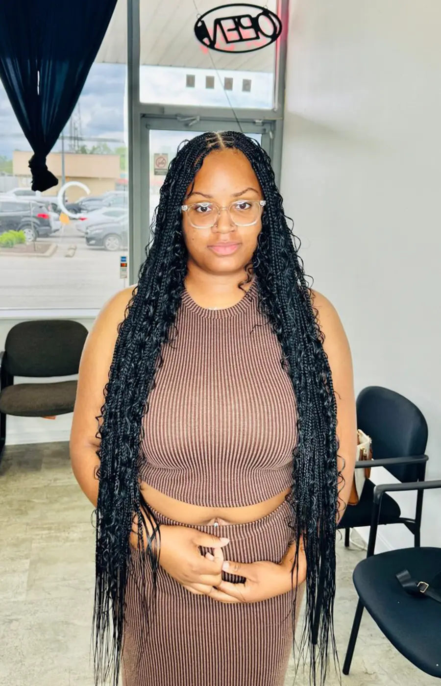 Small Knotless Braids